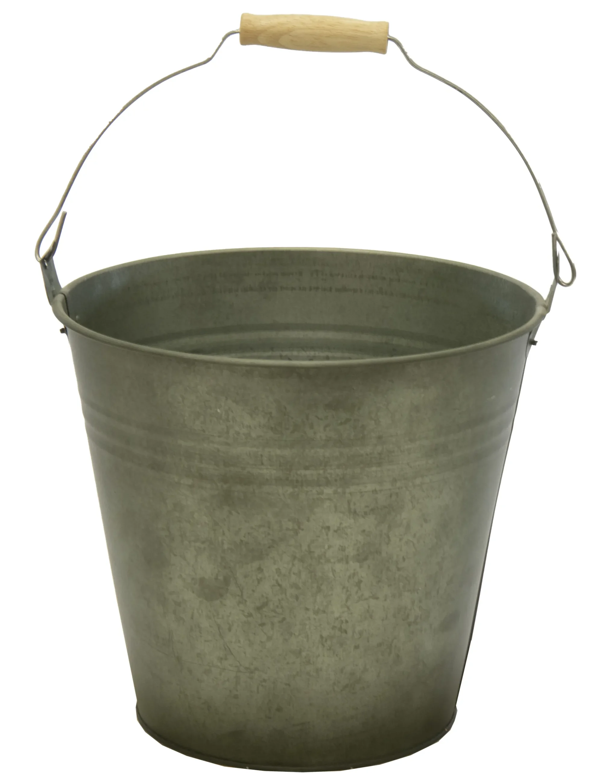 Metaal|ohgreen Emmer zink vintage groen d25h22