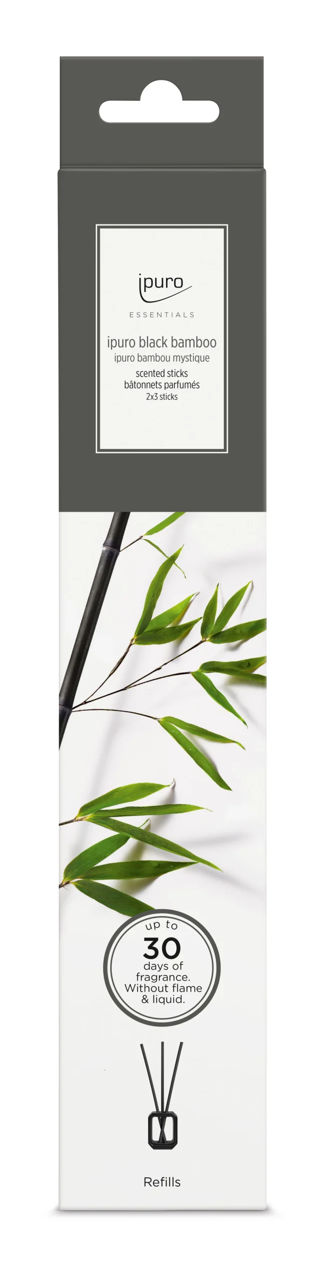 Geuren|ohgreen Essentials scented stick black bamboo 6st