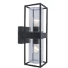 Verlichting|Ecocheques|ohgreen Flair wandlamp up&down licht mat zwart e27 40w