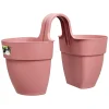 Kunststof|Ecocheques|ohgreen FLOWER TWIN 21CM POEDERROZE