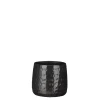 Potten En Vazen|ohgreen Floyd pot rond zwart - h13xd15cm