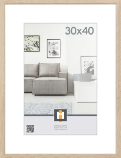 Sfeermakers|ohgreen fotolijst livorno vintage eik 30x40 cm