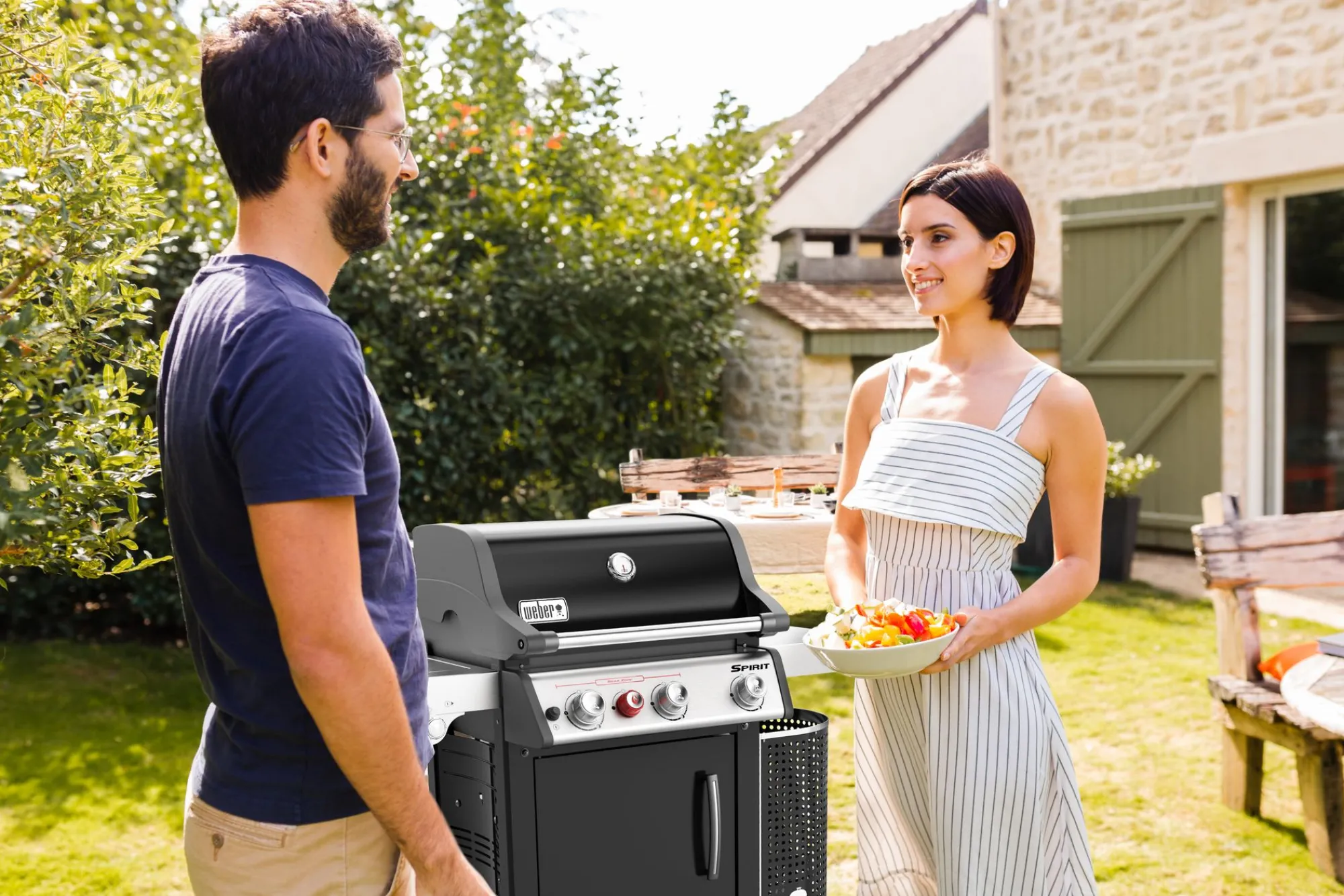 Bbq|ohgreen Gasbarbecue Spirit Premium EP-335 GBS, black