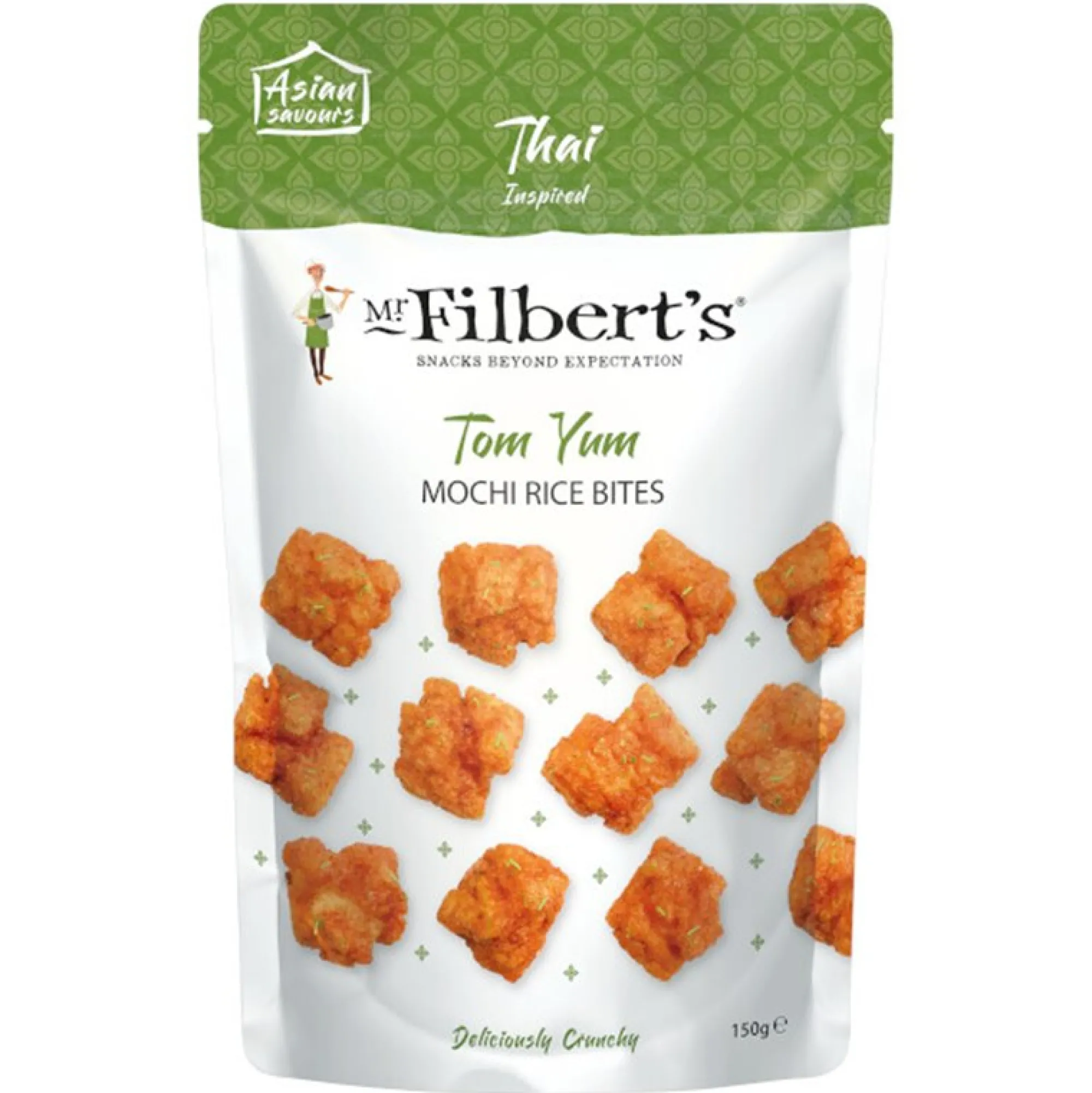 Voeding|ohgreen Gefrituurde rijstcrackers met tom yum smaak 150g
