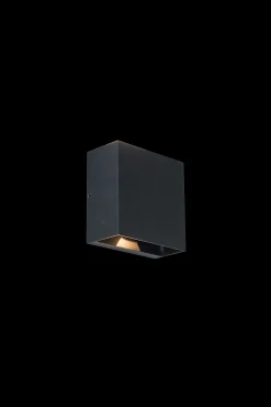 Verlichting|Ecocheques|ohgreen Gemini wandlamp mat zwart led 10w