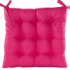 Accessoires En Onderhoud|ohgreen Gewatteerd stoelkussen donker roze 38x38cm