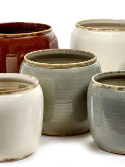 Potten En Vazen|ohgreen Glazed shades Pot costa s grey d18,5h19