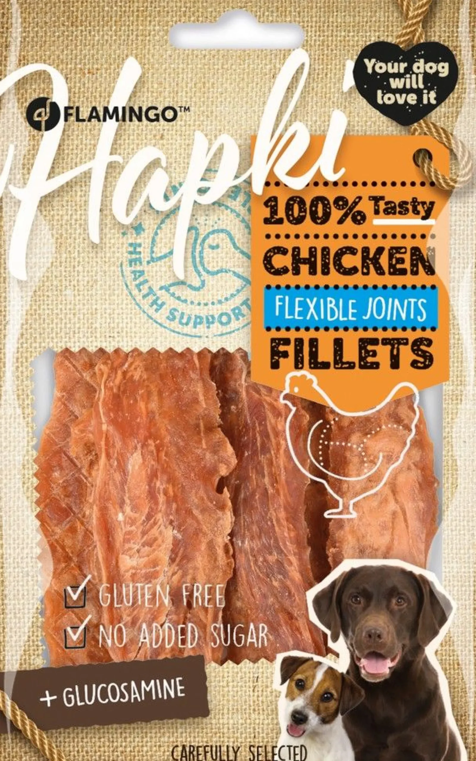 Hond Voeding|Werelddierendag|ohgreen Hapki kipfilets flexible joints 85gr