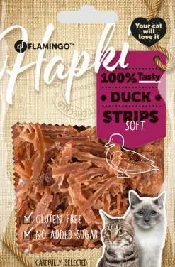 Werelddierendag|Kat Voeding|ohgreen Hapki soft duck strips 50gr
