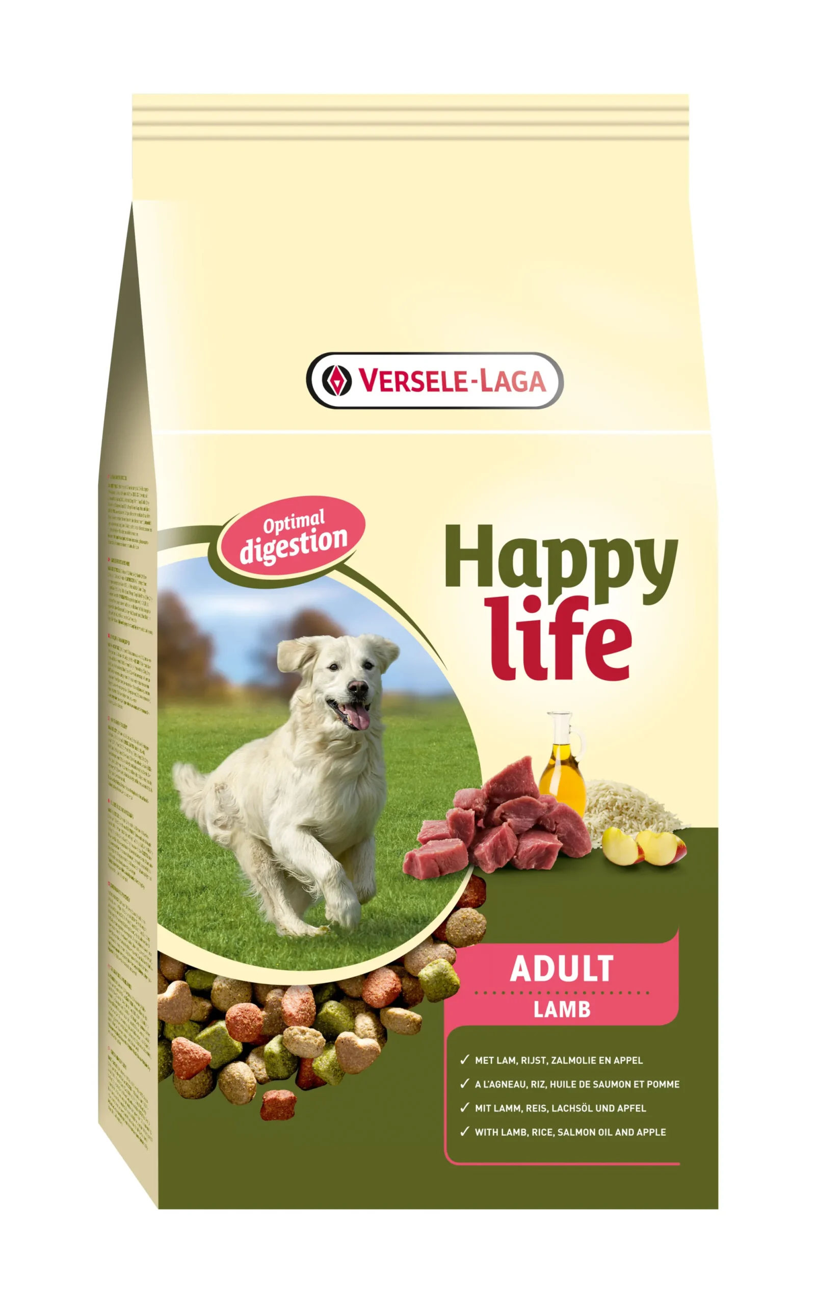 Hond Voeding|Werelddierendag|ohgreen Happy life Adult met Lam 15kg