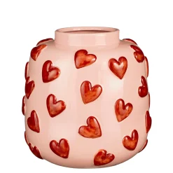Potten En Vazen|ohgreen Hearts vaas - h28xd28,5cm