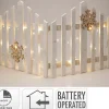 Deco Verlichting Binnen|ohgreen Hek met led wit 38cm
