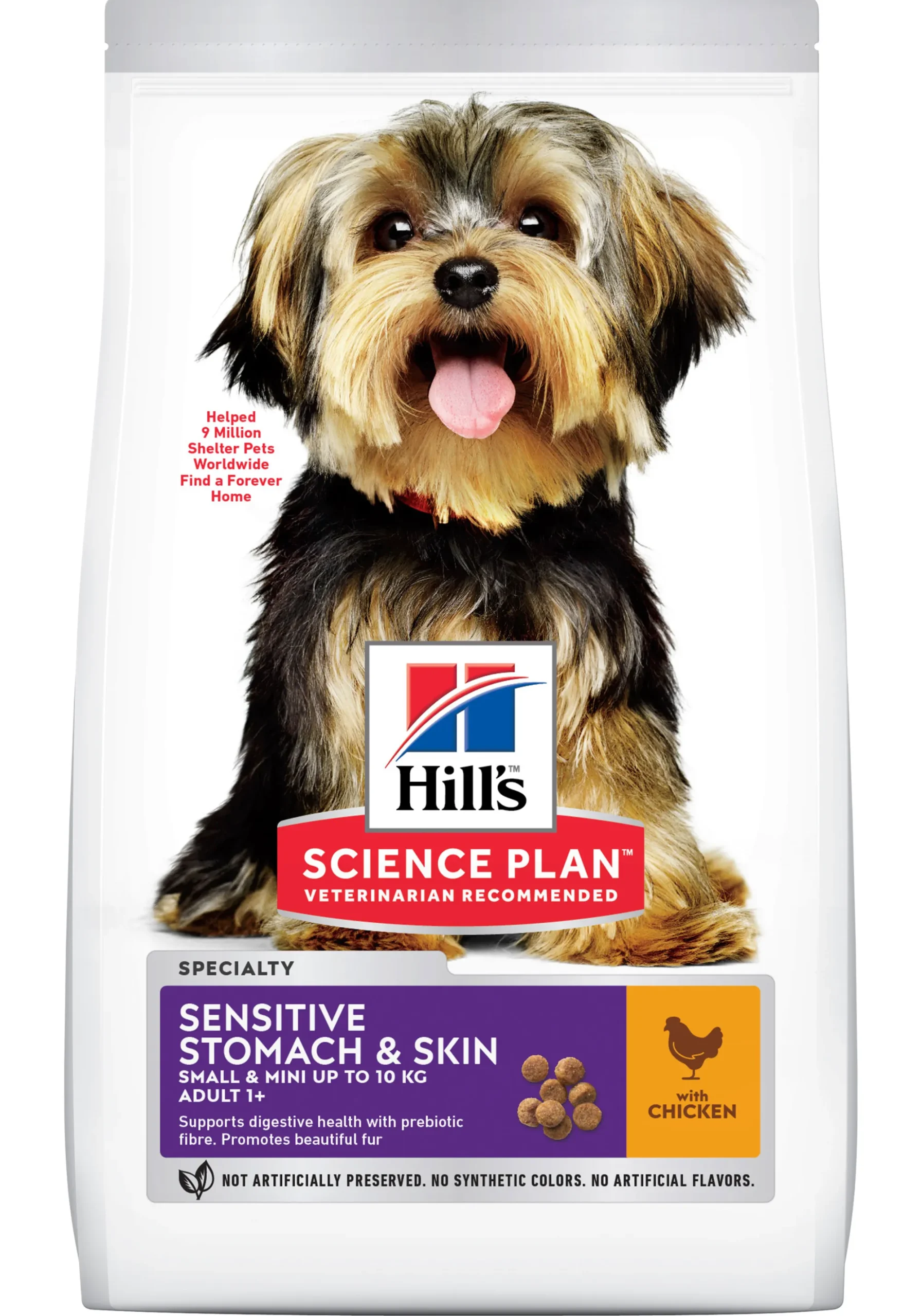 Werelddierendag|Hond Voeding|ohgreen Hill's science plan adult sensitive stomach & skin small & mini hondenvoer kip 3kg