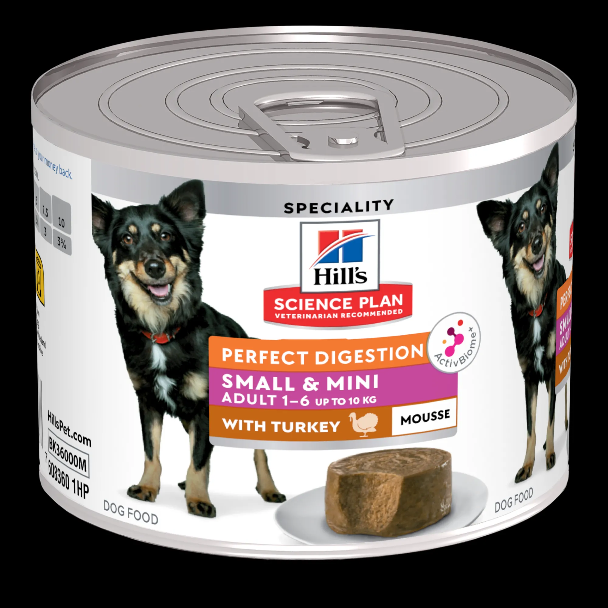Hond Voeding|ohgreen Hill's science plan perfect digestion adult small & mini mousse met kalkoen blik 200g