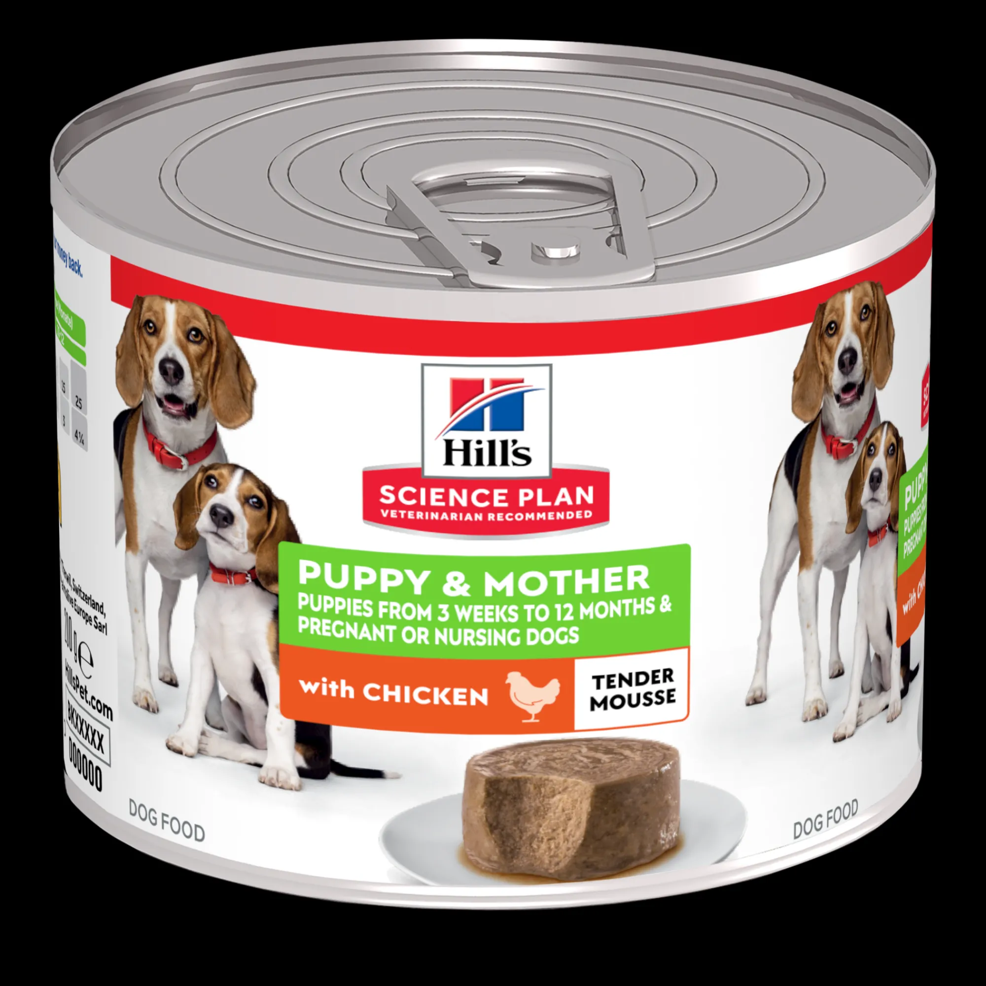 Hond Voeding|ohgreen Hill's science plan puppy & mother tender mousse met kip 200g blik