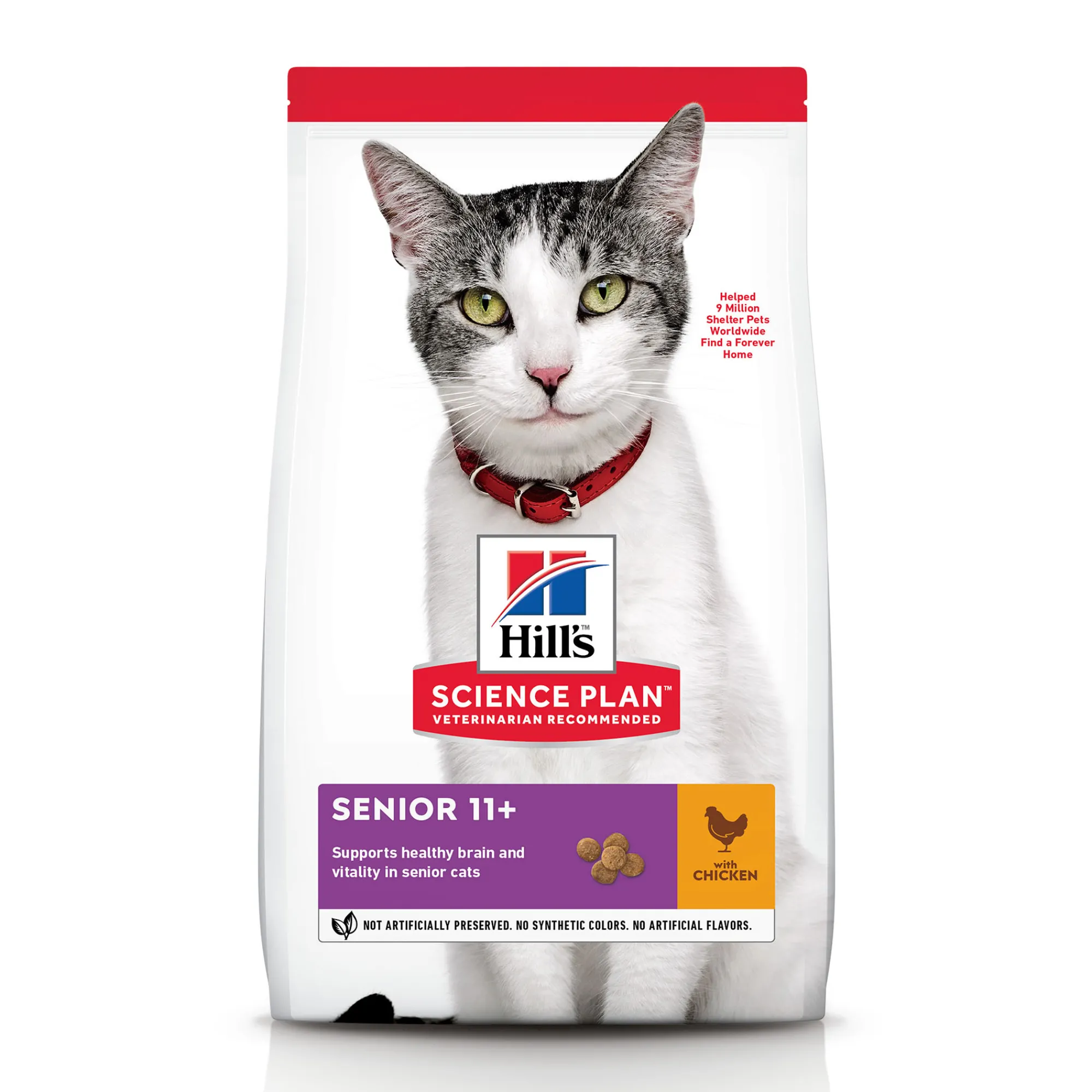 Werelddierendag|Kat Voeding|ohgreen Hill's science plan senior kattenvoer kip 3kg