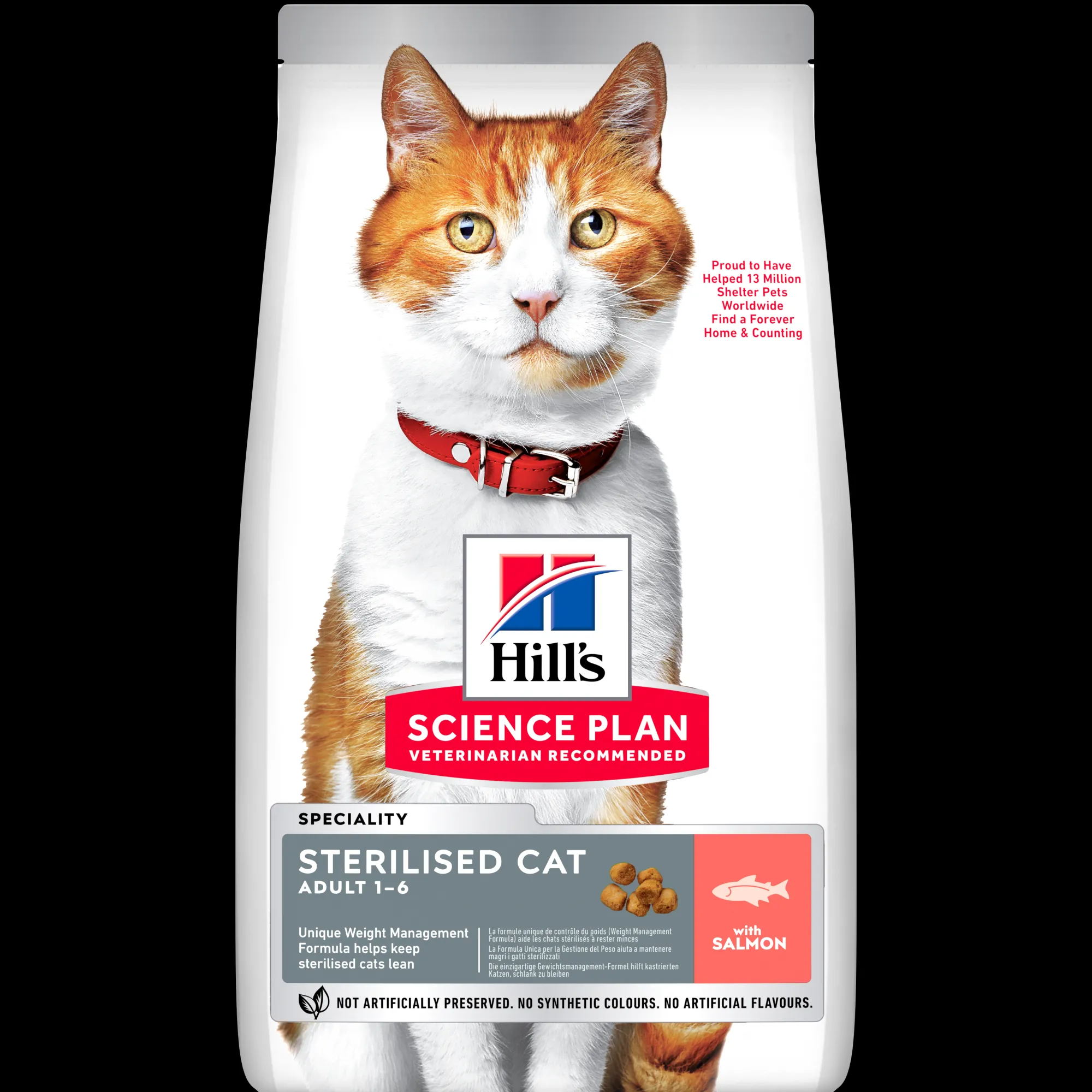 Werelddierendag|Kat Voeding|ohgreen Hill's science plan sterilised cat adult kattenvoer met zalm zak 7kg