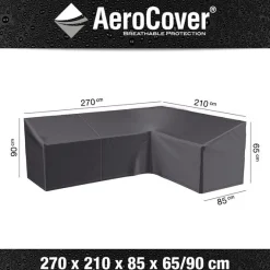 Accessoires En Onderhoud|ohgreen Hoes lounge L rechts 270x210x85xh65/90cm