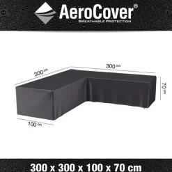 Accessoires En Onderhoud|ohgreen Hoes lounge L 300x300x100xh70cm