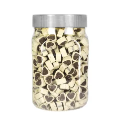 Hond Voeding|Werelddierendag|ohgreen Hond hartjes lam/rijst 500 gr./pot (promo pot)