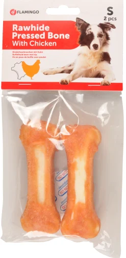 Hond Voeding|ohgreen Hondenbeen wit kip 2st-120g-10cm