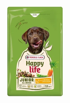 Werelddierendag|Hond Voeding|ohgreen Hondenbrokken happy life junior met kip 2,5kg
