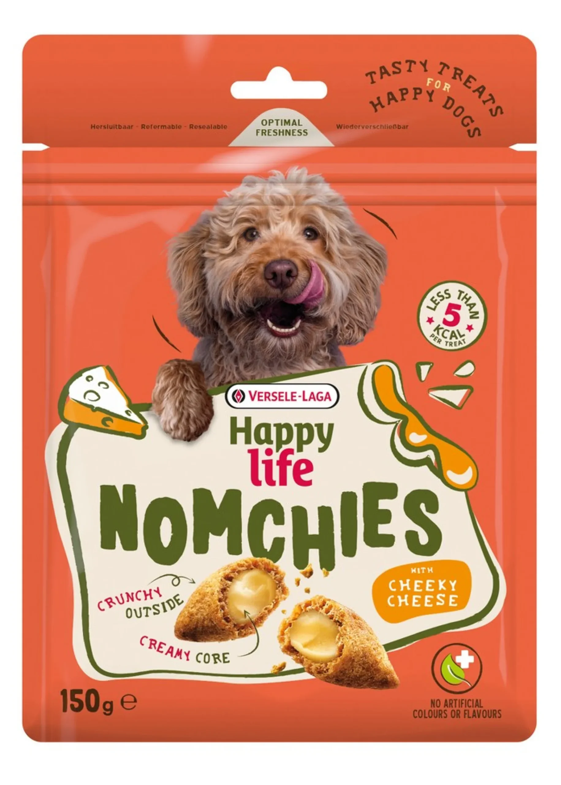 Hond Voeding|ohgreen Hondensnackshappy life nomchies cheese 150g