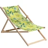 Tuinmeubelen|ohgreen Hout strandstoel Mauel pastel yellow