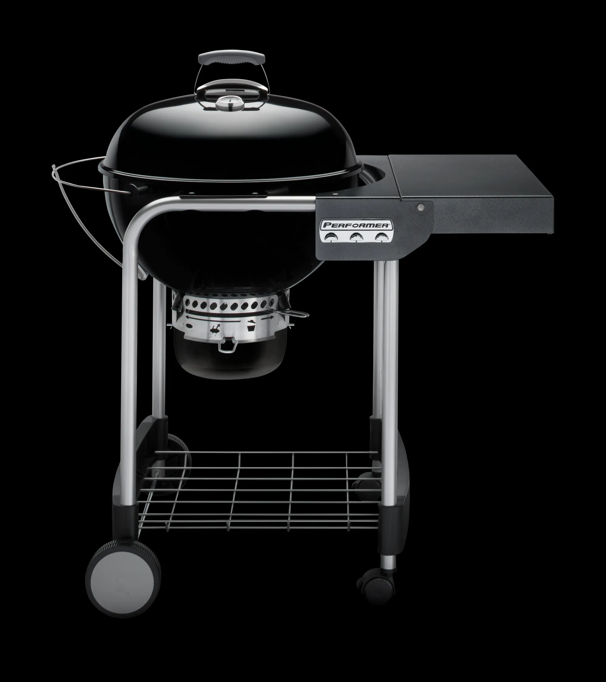 Bbq|ohgreen Houtskoolbarbecue performer gbs 'system edition' Ø57cm, black