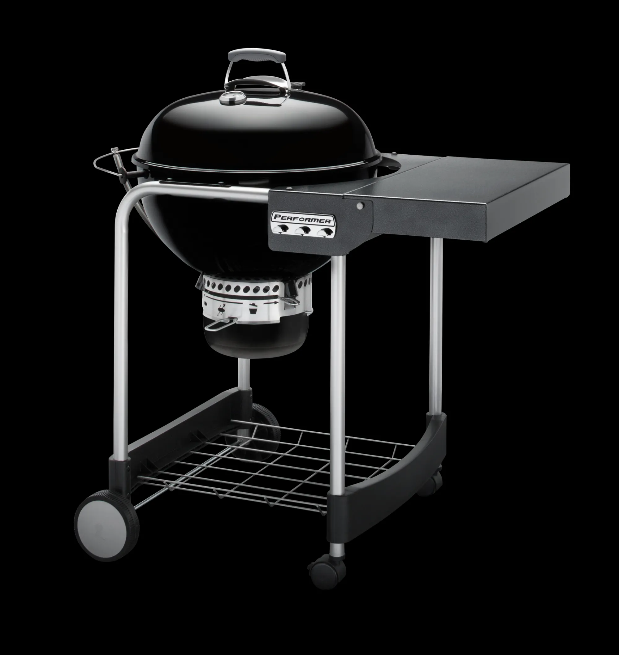 Bbq|ohgreen Houtskoolbarbecue performer gbs 'system edition' Ø57cm, black