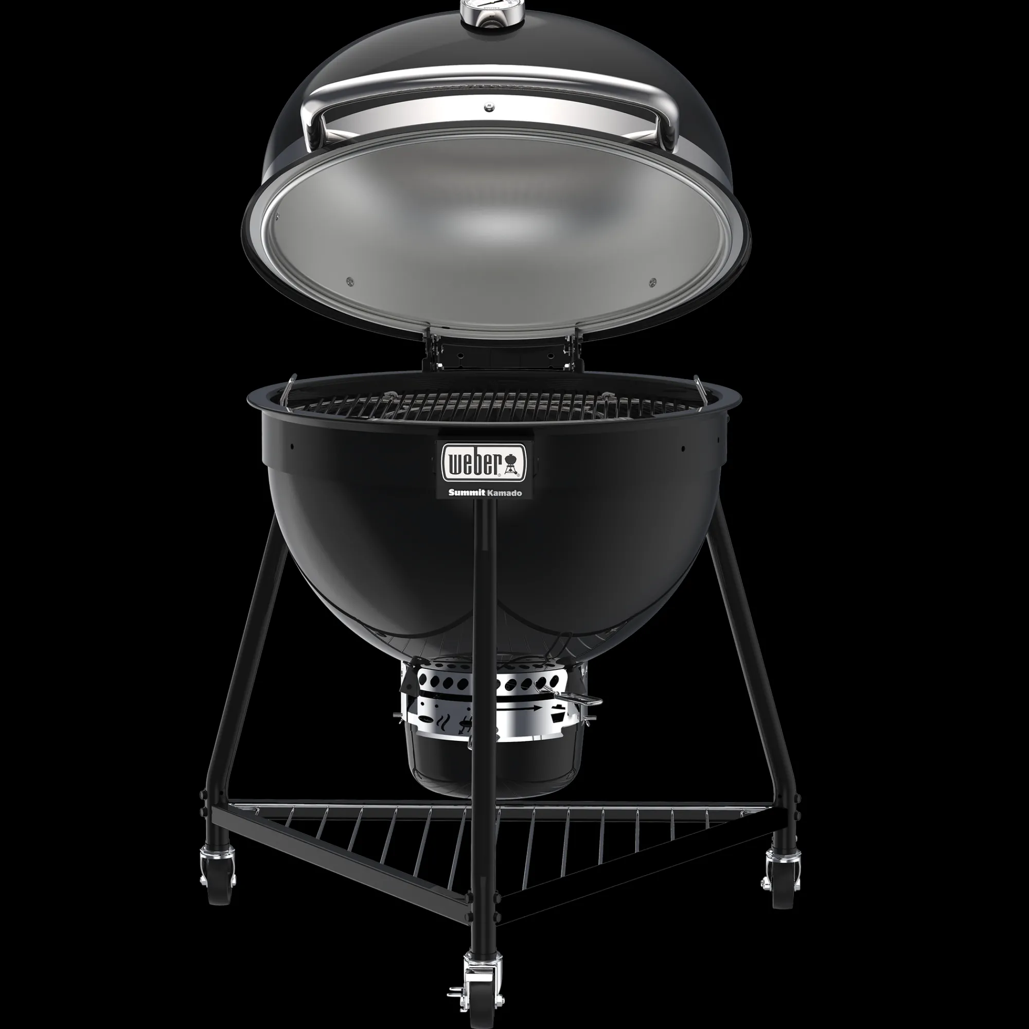 Bbq|ohgreen Houtskoolbarbecue Summit Kamado E-6, Black