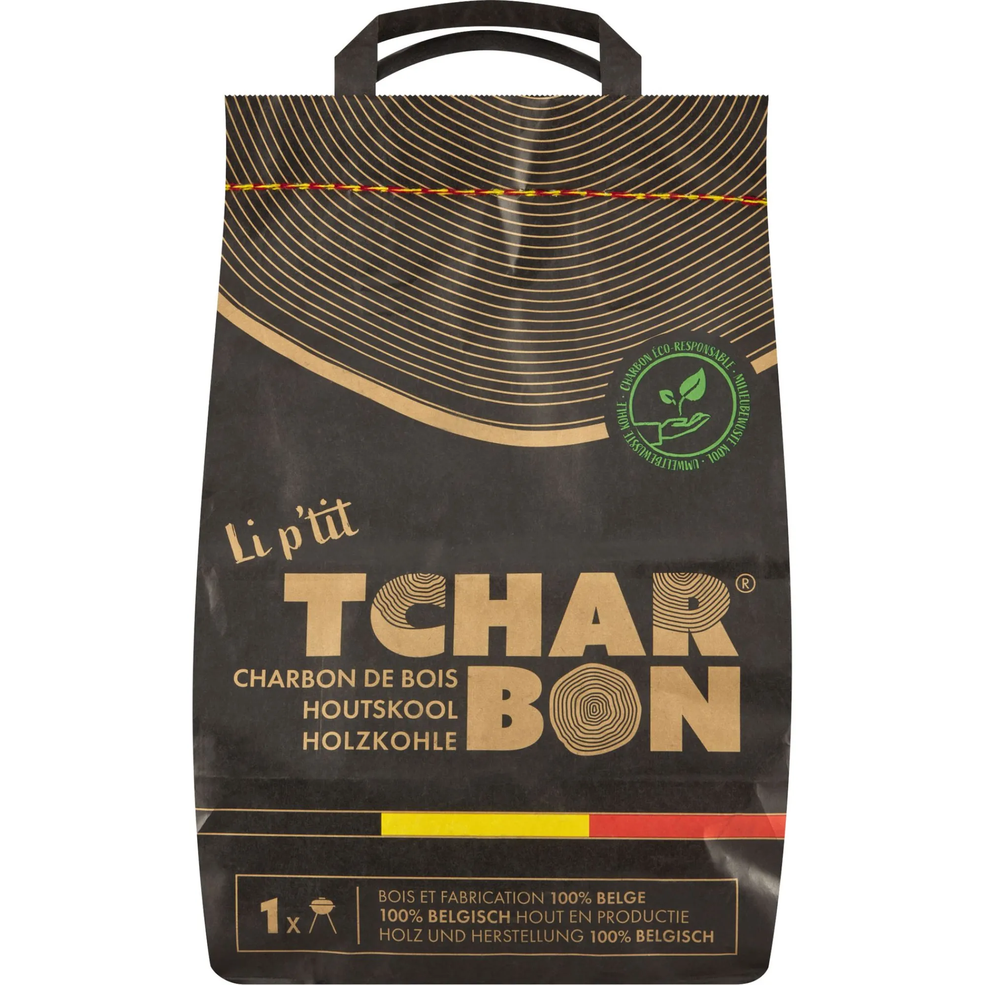 Brandstof En Aanmaak|Ecocheques|ohgreen Houtskoolzak 100% belg 1,2kg