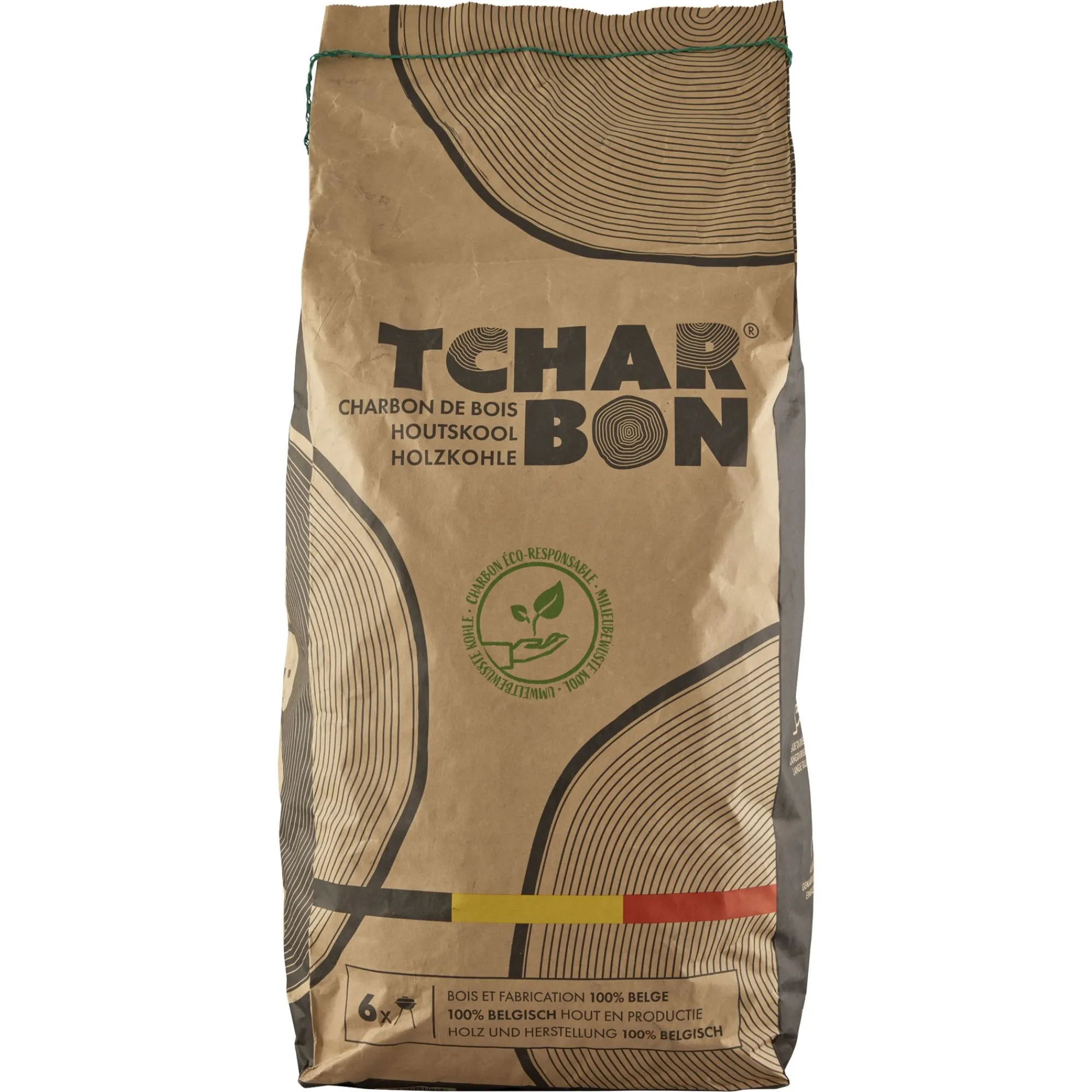 Brandstof En Aanmaak|Ecocheques|ohgreen Houtskoolzak 100% belg 6kg