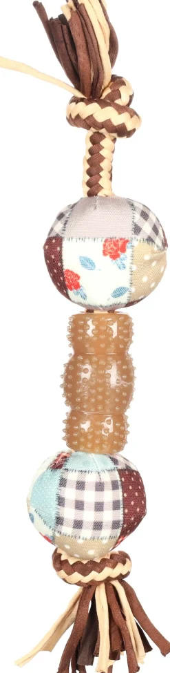 Speelgoed|ohgreen Hs vinta touw met ballen mix 31cm