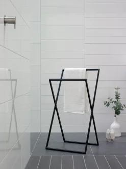 Badkamer|ohgreen Icon handdoekenrek zwart
