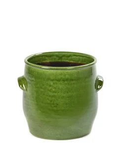 Potten En Vazen|ohgreen Jars Pot handles groen d20 h20