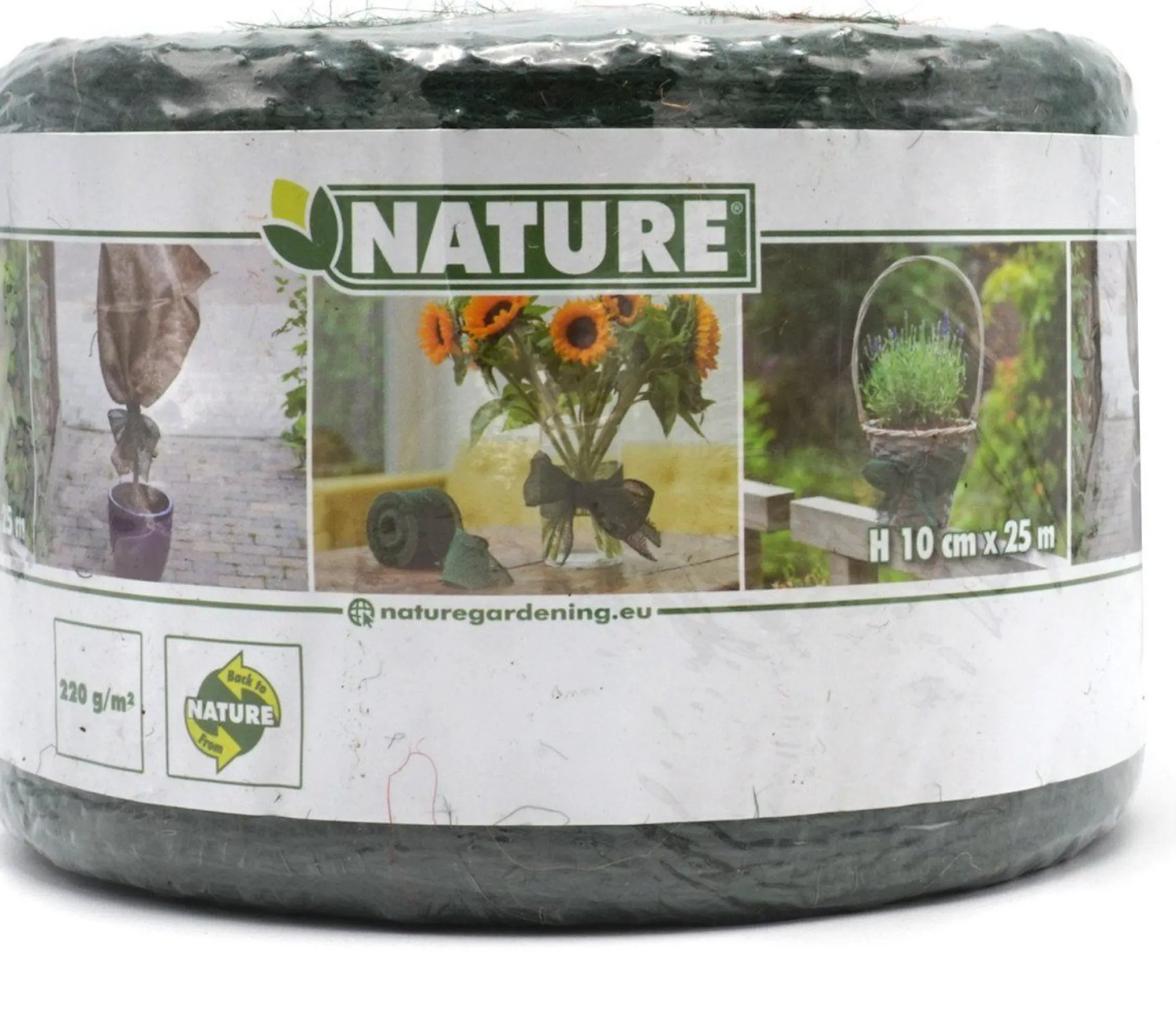 Tuinafsluiting En Hout|ohgreen Juteband h10cmx25m groen 220g/m²