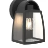 Verlichting|ohgreen Kelsey wandlamp - helder glas mat zwart e27 40w