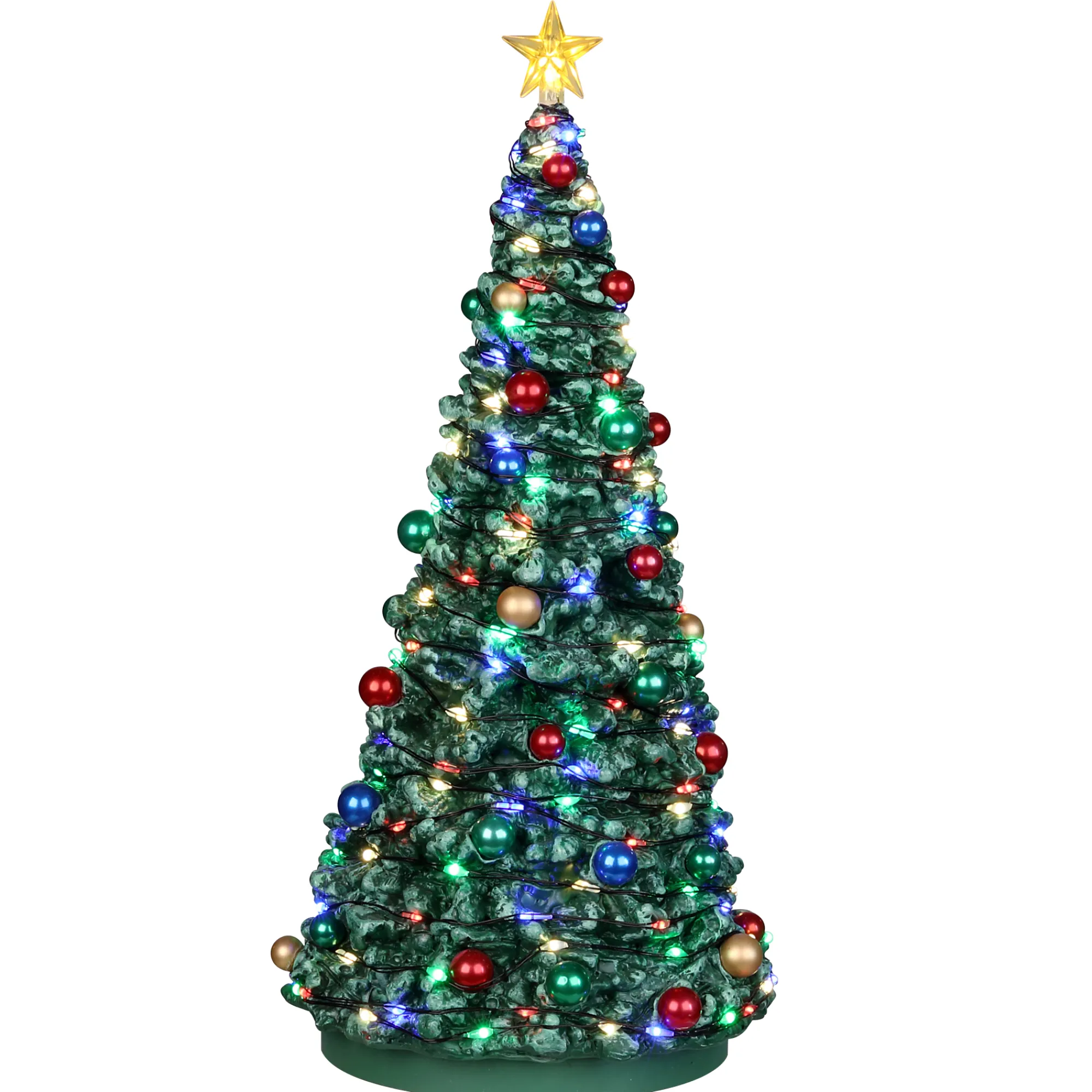 Lemax Kerstdorpen|ohgreen Kerstboom buiten, b/o (4,5v)