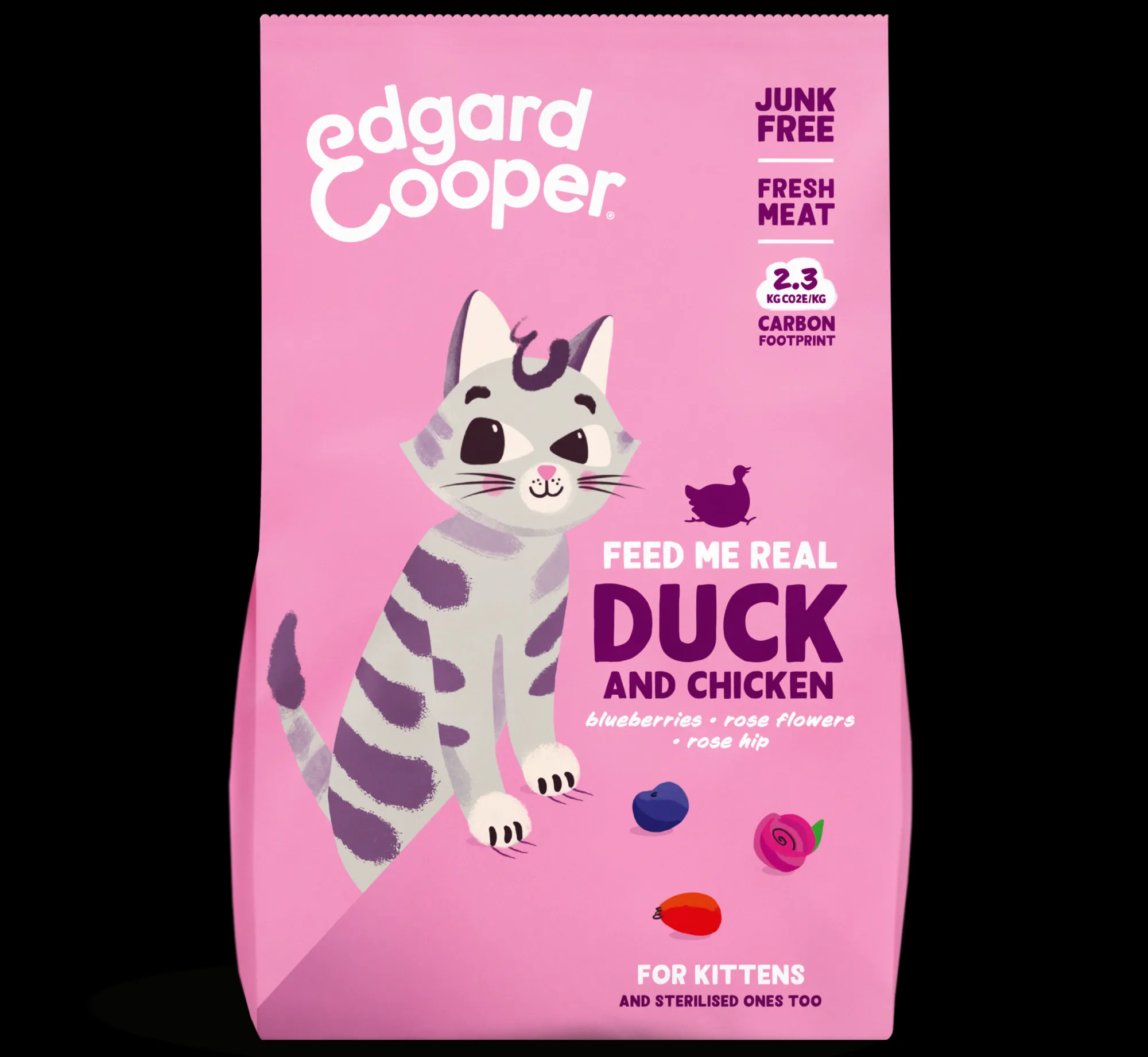 Kat Voeding|ohgreen Kitten Brokjes Eend&Kip 2kg