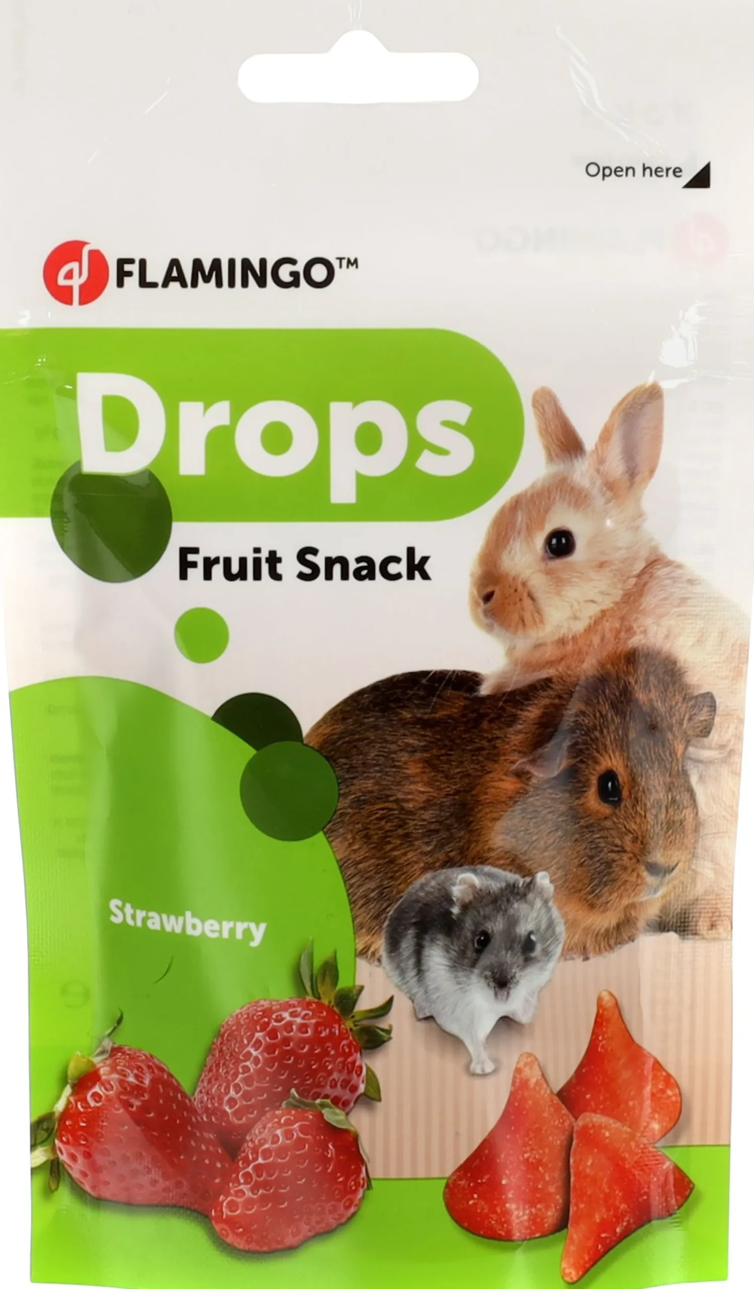 Knaagdieren Voeding|ohgreen Knaagdierdrops aardbei 75gr