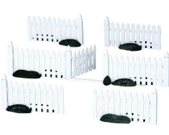Lemax Kerstdorpen|ohgreen Kunststof schutting, set van 7