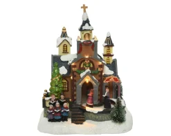 Lemax Kerstdorpen|ohgreen Led scenery kerk