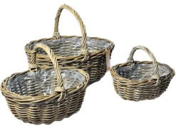 Manden|ohgreen Mand Harvest Kubu 30x24x14cm