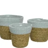 Potten En Vazen|ohgreen Mand zeegras groen 20cm