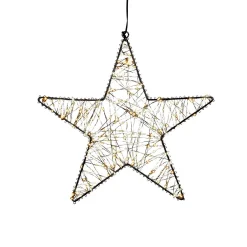 Deco Verlichting Binnen|ohgreen Metalen ster met 200 led lampjes