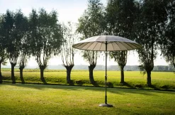 Parasol|ohgreen Mid pole Verona d250cm zwart-zwart