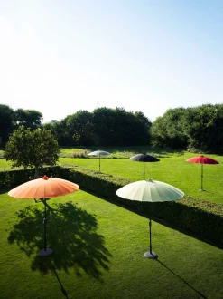 Parasol|ohgreen Mid pole Verona d250cm zwart-zwart