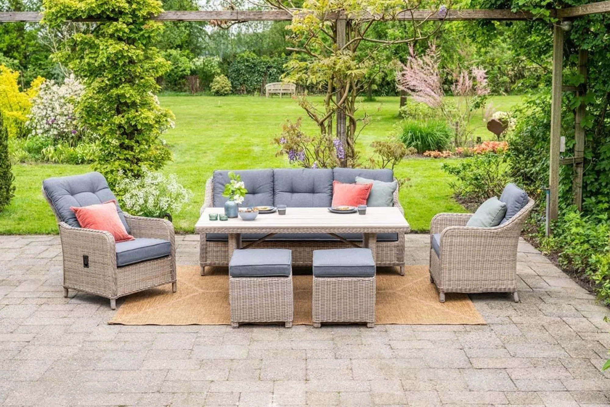 Tuinmeubelen|ohgreen Milwaukee 3-zit bank
