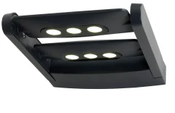 Verlichting|Ecocheques|ohgreen Mini ledspot wandlamp donkergrijs led 18w